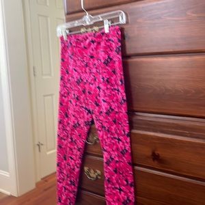 Print j crew work out pants
